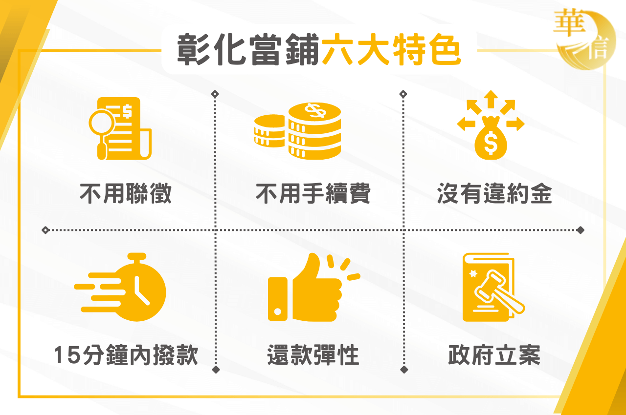 彰化機車當鋪借款推薦合法華信當鋪！